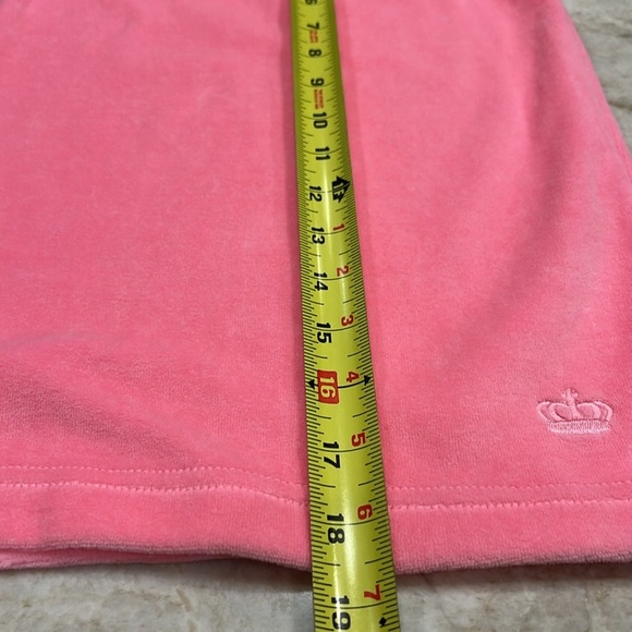 NEW Juicy Couture Pink Velour Mini Skirt | Y2K Style | Size L‎ | NWT - Picture 4 of 11